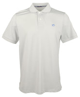 Southern Tide Men's Jack Heathered Short Sleeve Performance Polo Shirt Grey Small